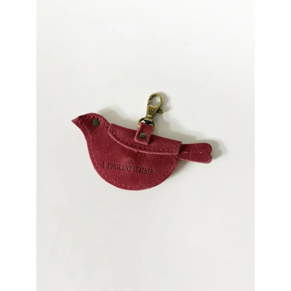 Portland Leather Goods Red Panda Mockingbird Pouch Keychain BNNU